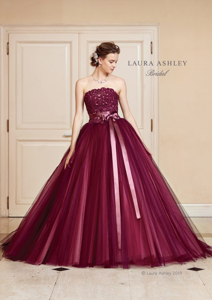 ローラアシュレイ LAURA ASHLEY LA88-wi カラードレス