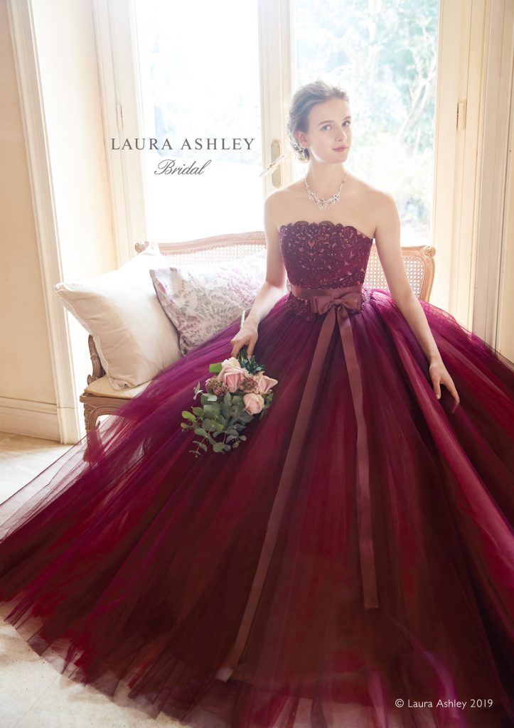 ローラアシュレイ LAURA ASHLEY LA88-wi カラードレス