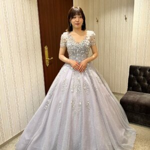 イブニングドレス キラキラ 編み上げ チュール XS-2XL 韓国 c899 イブニングドレス キラキラ 編み上げ チュール XS-2XL 韓国 c899