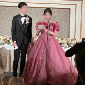 お客様お写真ご紹介📍帝国ホテル 様にて披露宴・CD～美しすぎる