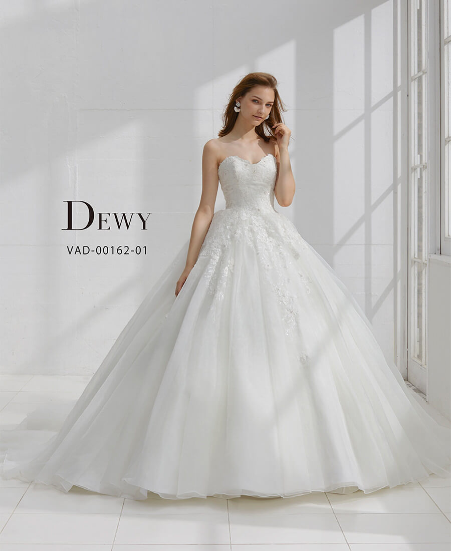 DEWY リーブル（VAD-00162-01) プリンセスライン ウェディングドレス
