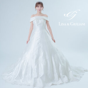 Lisa & Giuliani フィオナ Aライン ウェディングドレスレンタル