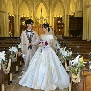 M様 本当にこのドレスに出会えて大満足です | ウェディングドレス
