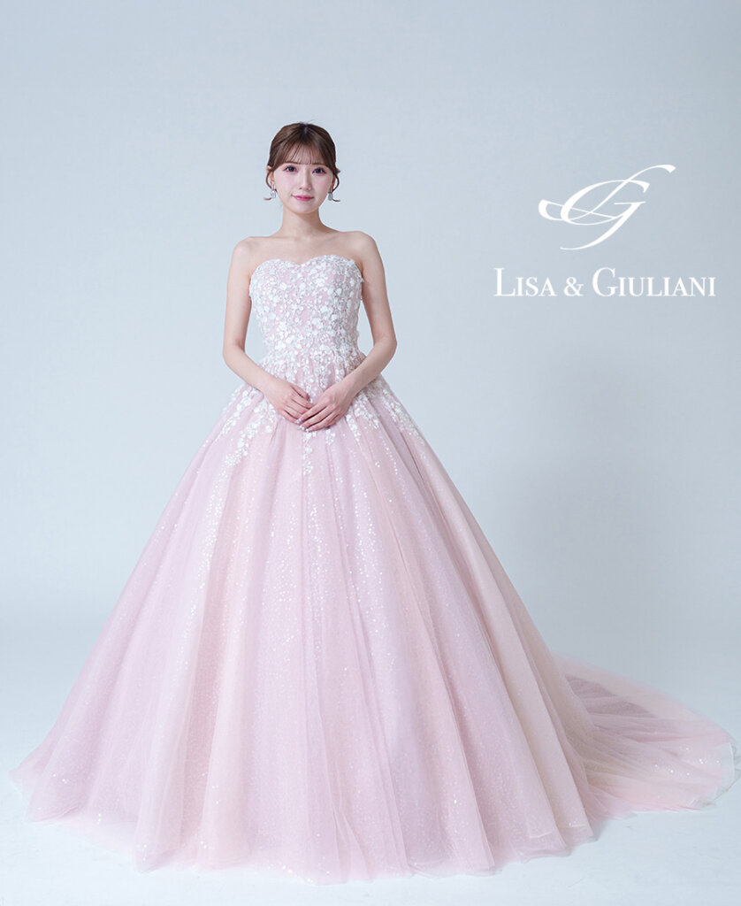 レンタル ウエディング カラードレス Lisa & Giuliani モモ